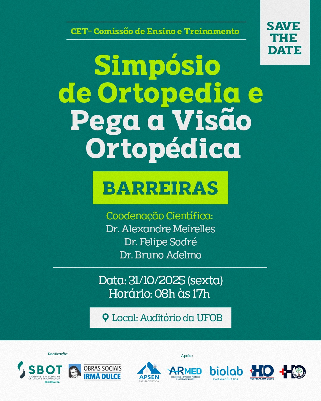Pega a Visão Ortopédica / Barreiras