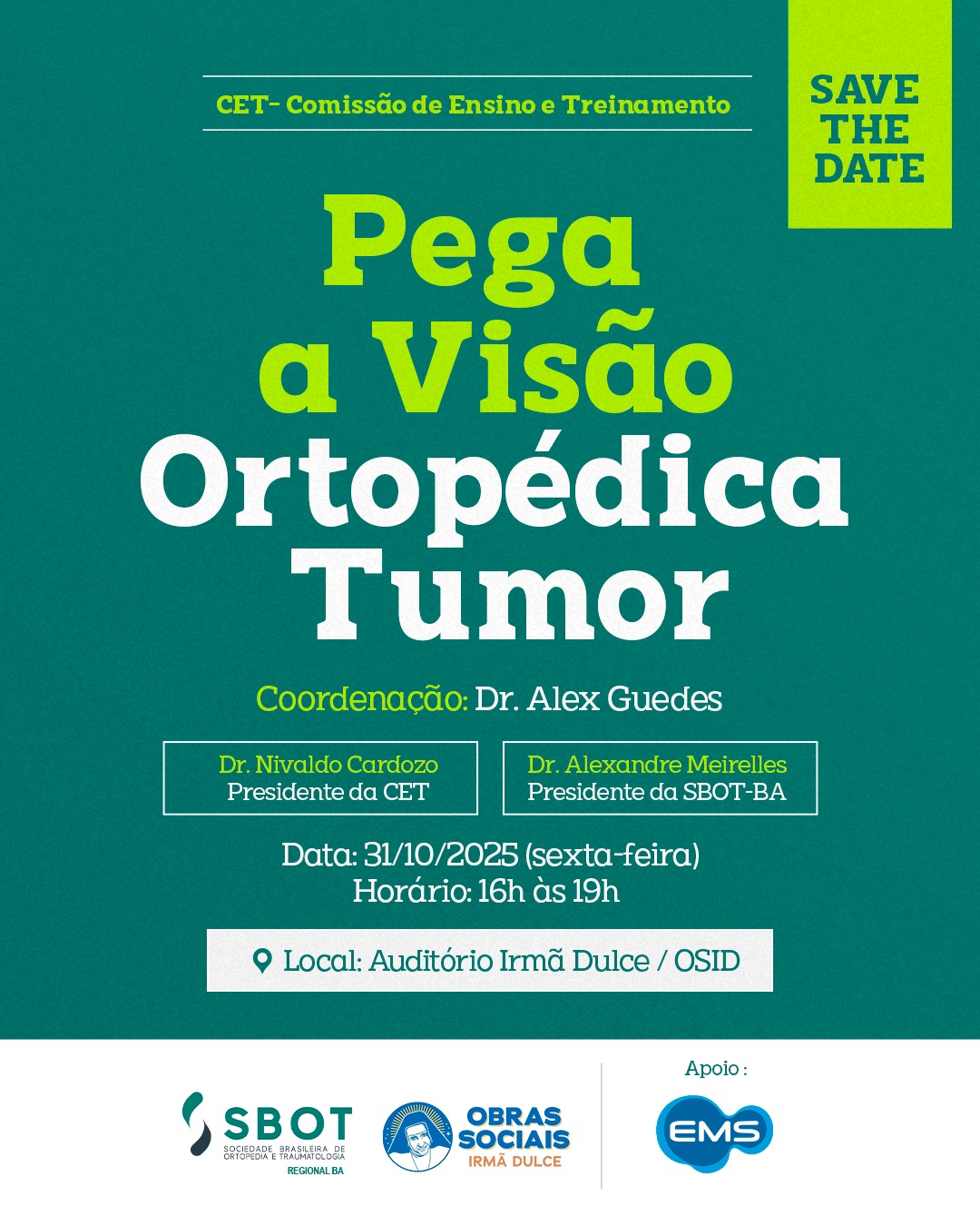 Pega a Visão Ortopédica / Tumor